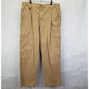 5.11 Tactical Series Pants Men's 38x32 Cotton Canvas Cargo Pockets Military